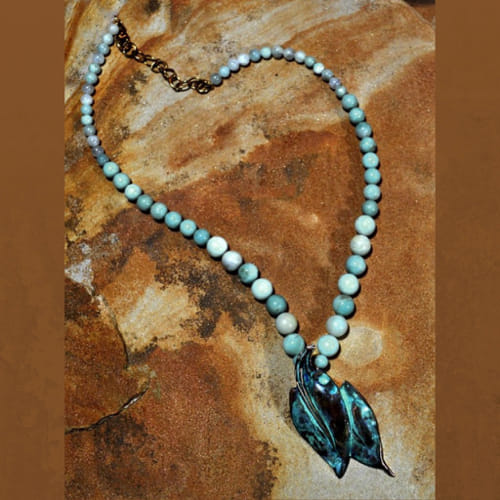 Click to view detail for EC-086 Pendant Amazonite $183.75